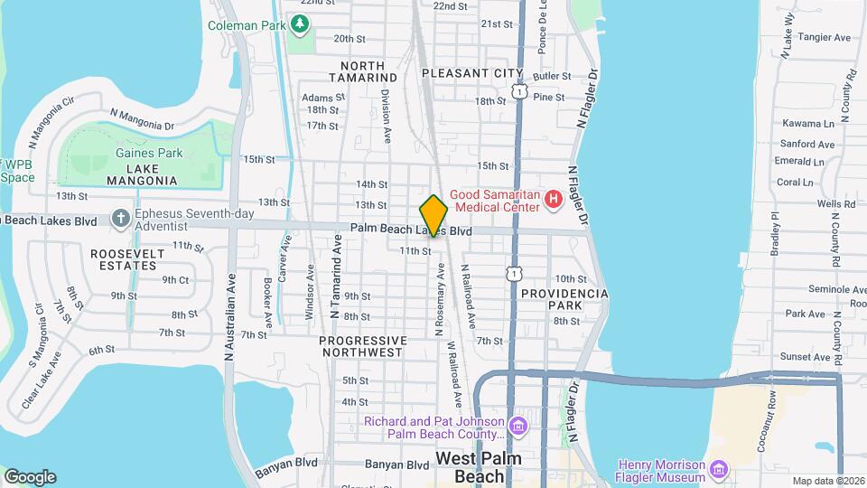 609 11th St Map and Location Details