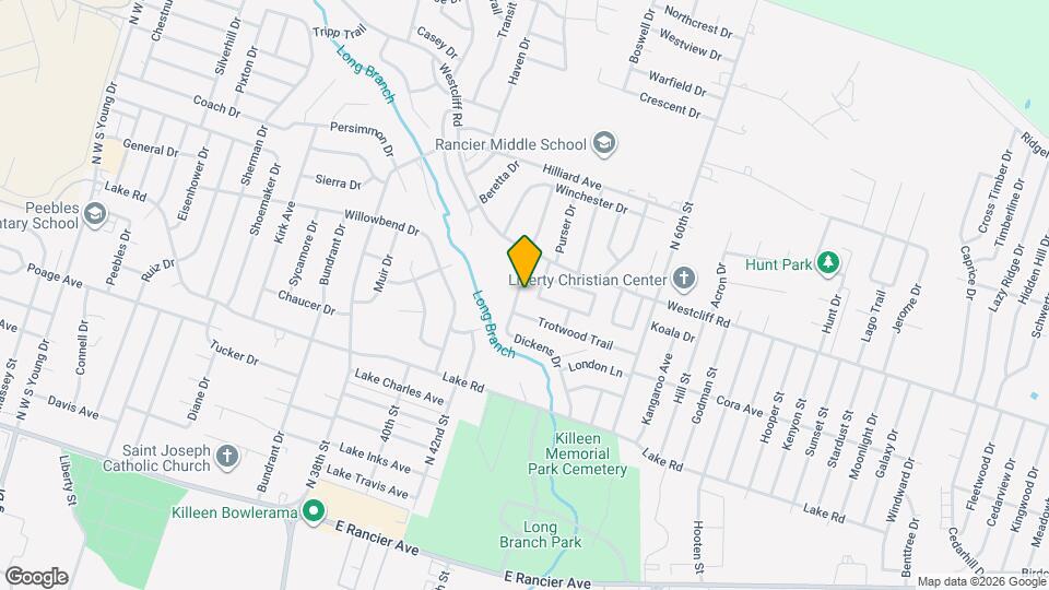 2108 Dickens Dr Map and Location Details