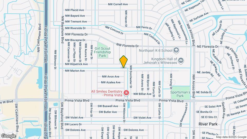 519 NW Marion Ave, Unit A Map and Location Details