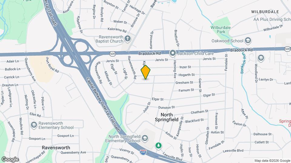 7606 Gresham St Map and Location Details