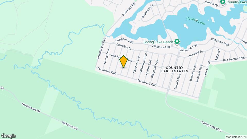 311 Piute Trail Map and Location Details