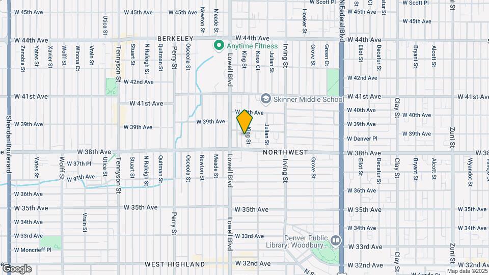 3837 King St Map and Location Details
