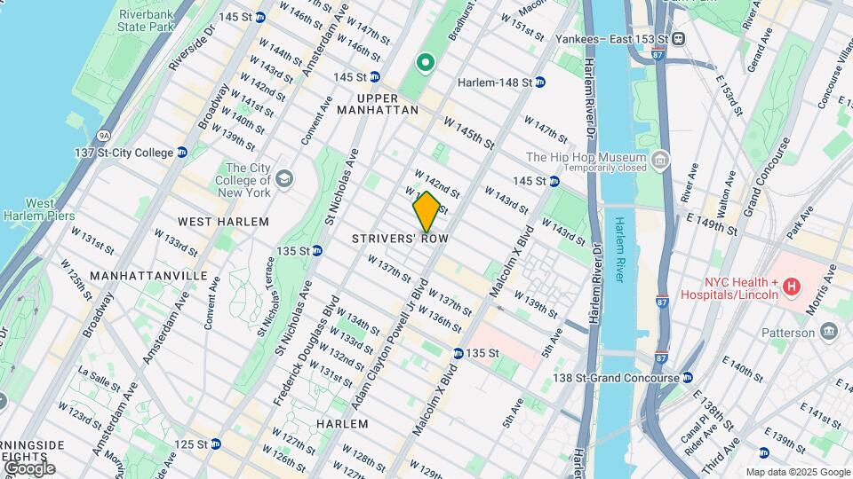 207 W 139th St Map and Location Details