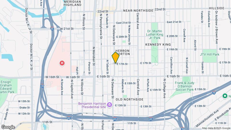 1653 N Delaware St Mapa y Detalles de la Ubicación