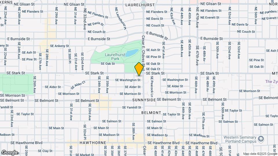 3829 SE Washington St, Unit A Map and Location Details