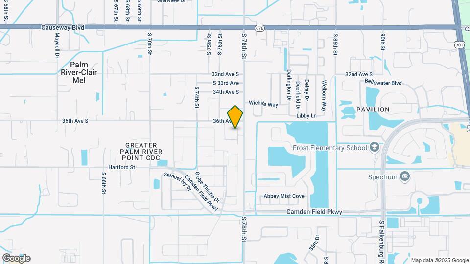 3633 Brownsville Pl Map and Location Details