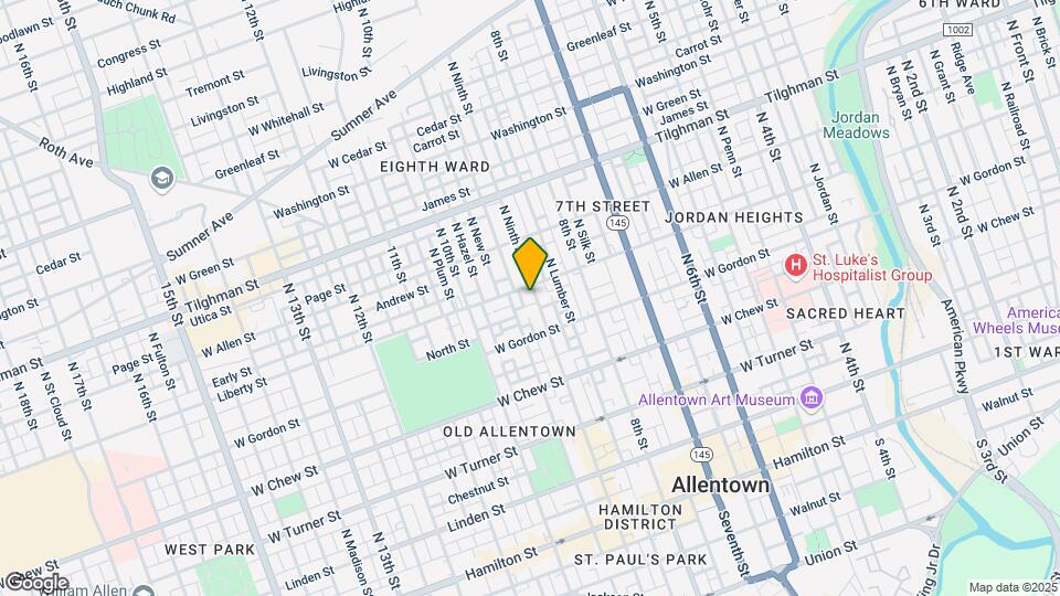 440 N 9th St Map and Location Details
