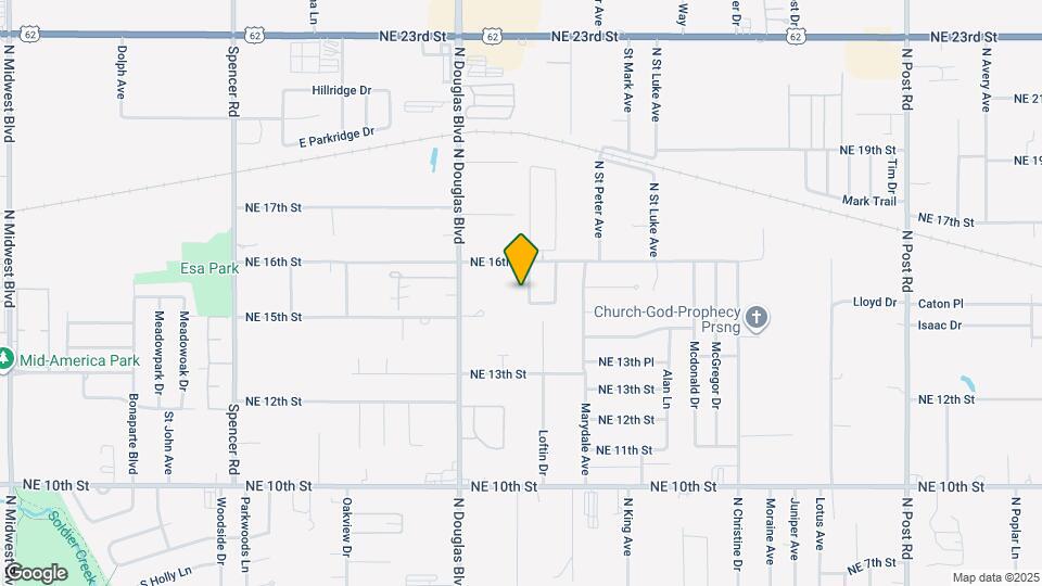 1605 Cynthia Dr Map and Location Details
