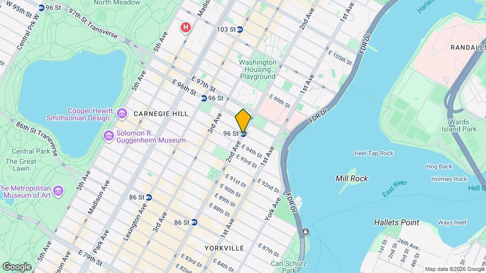 300 E 95th St Map and Location Details