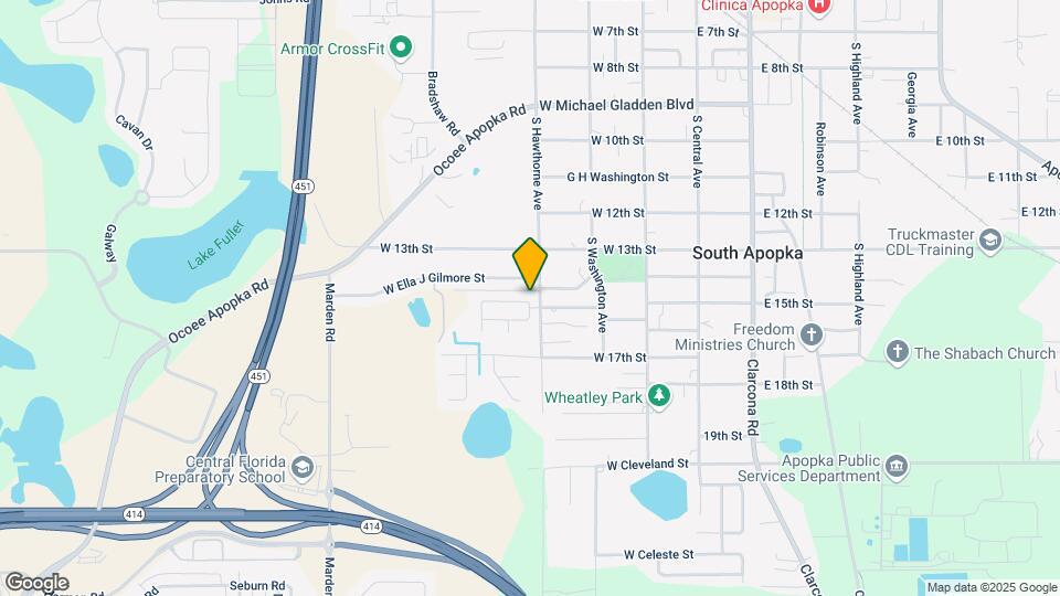 313 Apopka Hills Cir Map and Location Details