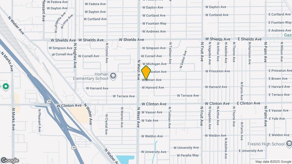 1203 W Brown Ave Map and Location Details