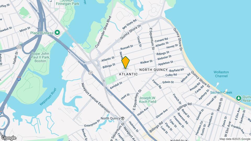 202 Sagamore St Map and Location Details