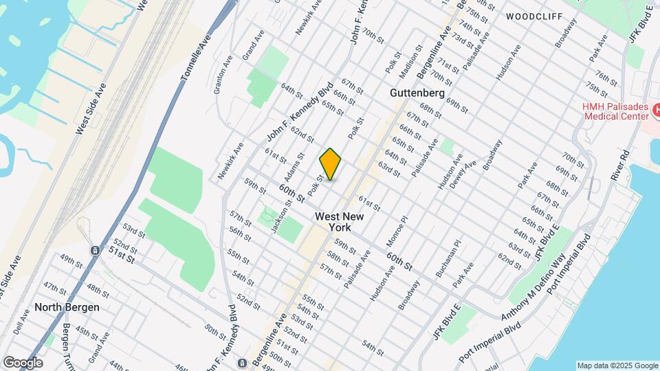 540 61st St Map and Location Details