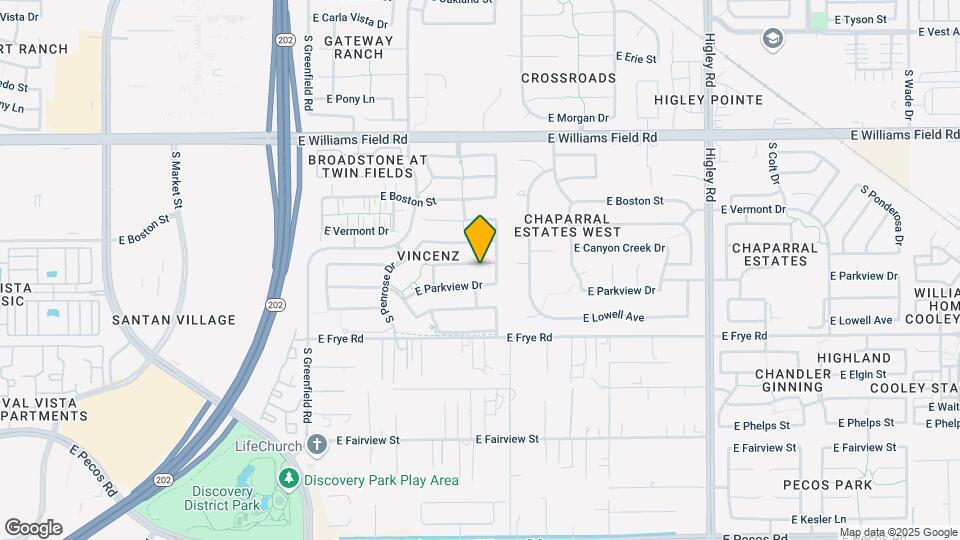2737 E Hampton Ln Map and Location Details