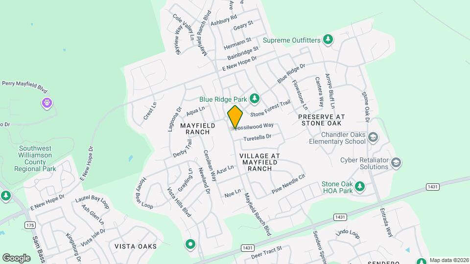 3789 Fossilwood Way Map and Location Details