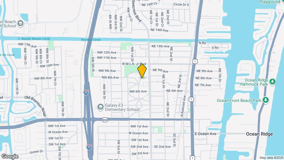 806 NW 1st St Map and Location Details