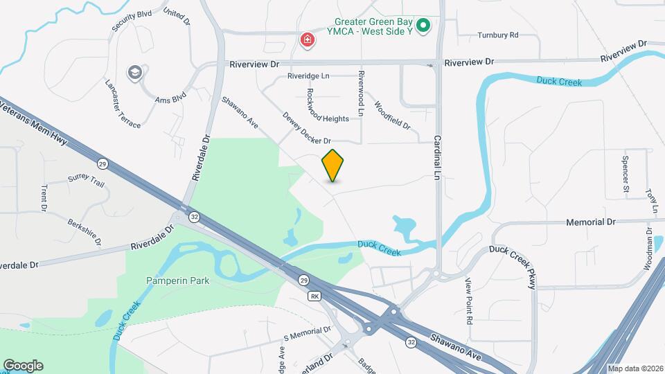 2544 Shawano Ave, Unit 3 Map and Location Details