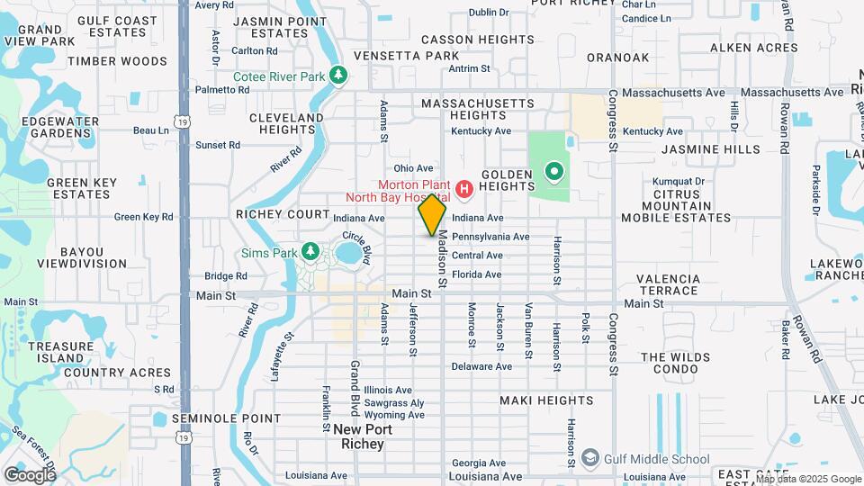 5938 Pennsylvania Ave Map and Location Details