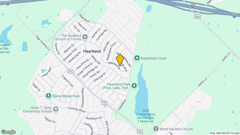 4018 Hillhaven Dr Map and Location Details