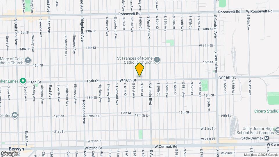 1542 S 60th Ct Map and Location Details