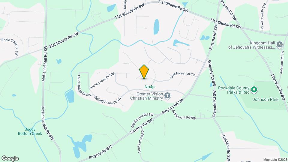 2180 Lost Forest Ln SW Map and Location Details