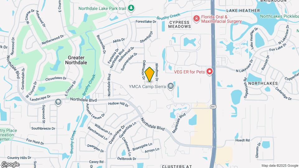 16204 Parkside Dr Mapa y Detalles de la Ubicación