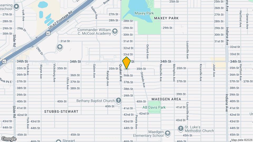 3506 Peoria Ave Map and Location Details