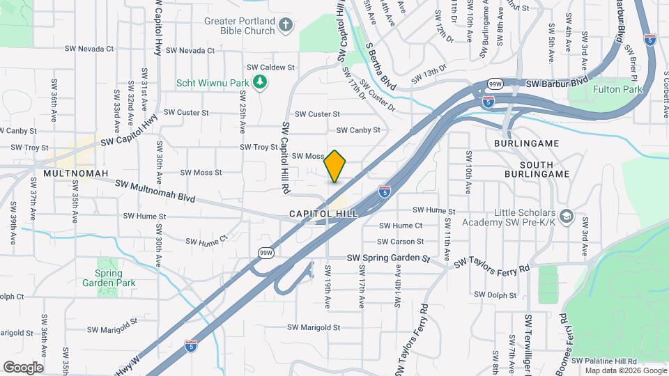 8020 SW 19th Ave Map and Location Details