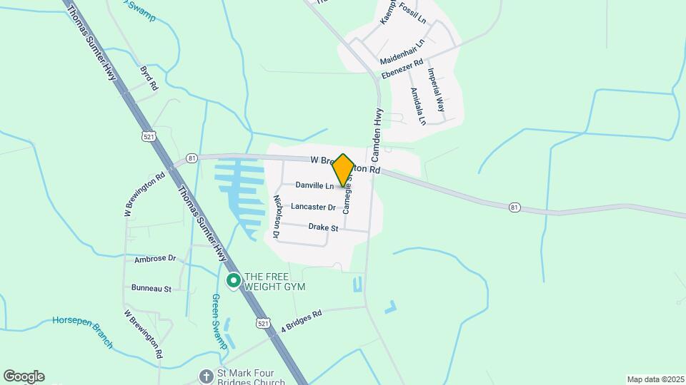 2850 Danville Ln Mapa y Detalles de la Ubicación