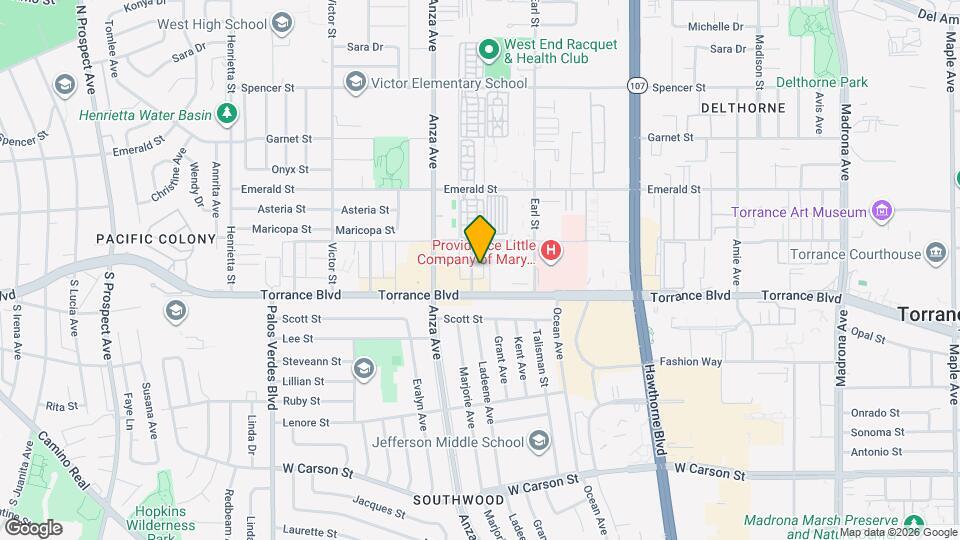21104 Ladeene Ave, Unit #A Map and Location Details