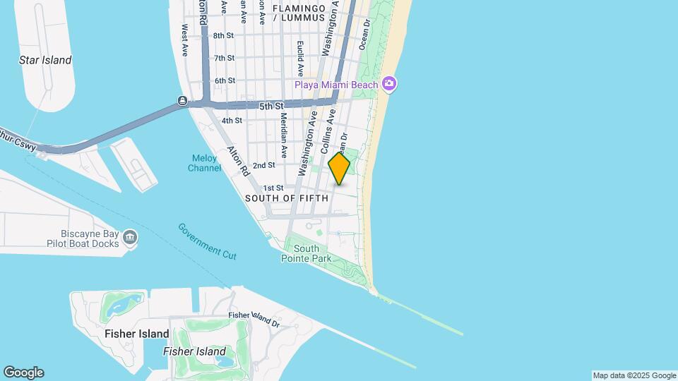 101 Ocean Dr, Unit 907 Mapa y Detalles de la Ubicación