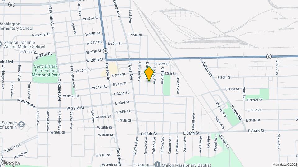 3067 Denver Ave Map and Location Details