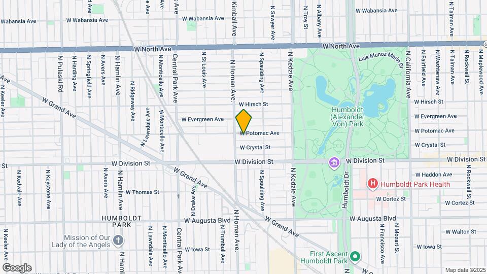 3343 W Potomac Ave Map and Location Details