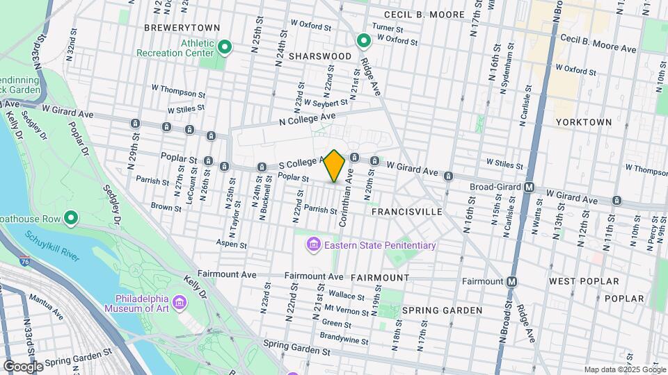 2058 Poplar St Map and Location Details