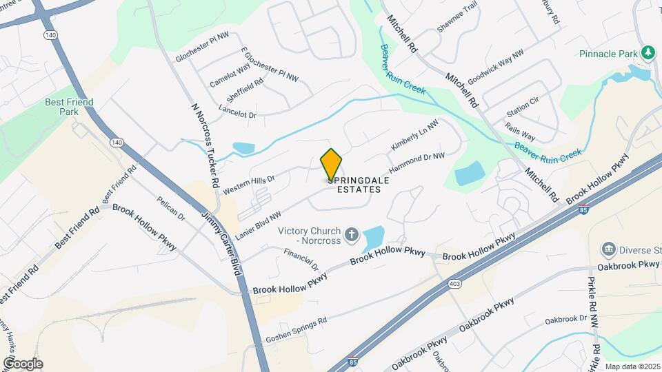 5881 Lanier Blvd NW Map and Location Details