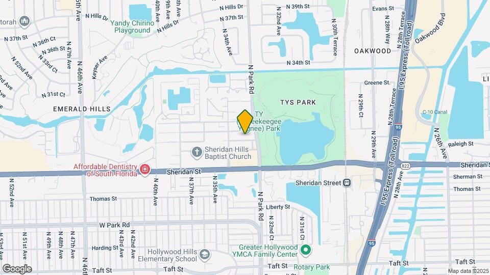 3321 Farragut St Map and Location Details