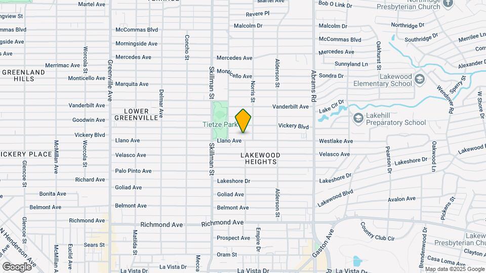 6163 Llano Ave Map and Location Details