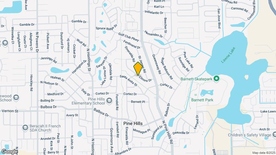 1220 Elinore Dr Map and Location Details