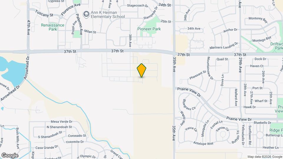 3909 Congaree Wy Map and Location Details