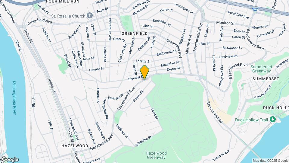 638 Hazelwood Ave Mapa y Detalles de la Ubicación