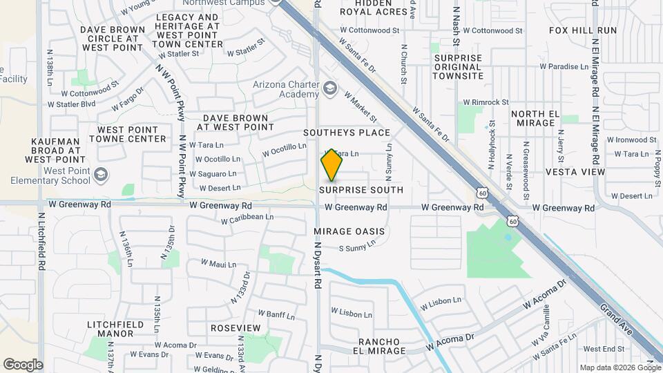 15426 N Cactus Ln, Unit 432 Mapa y Detalles de la Ubicación