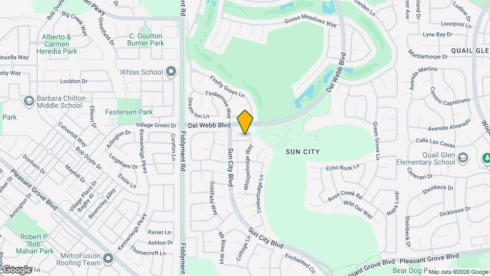 5956 Gold Nugget Way Map and Location Details