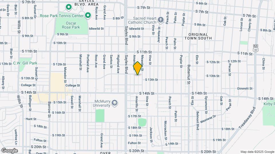 1311 Amarillo St Map and Location Details