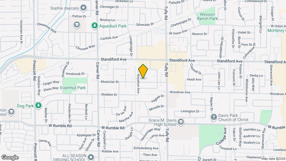 1441 Montclair Dr Mapa y Detalles de la Ubicación