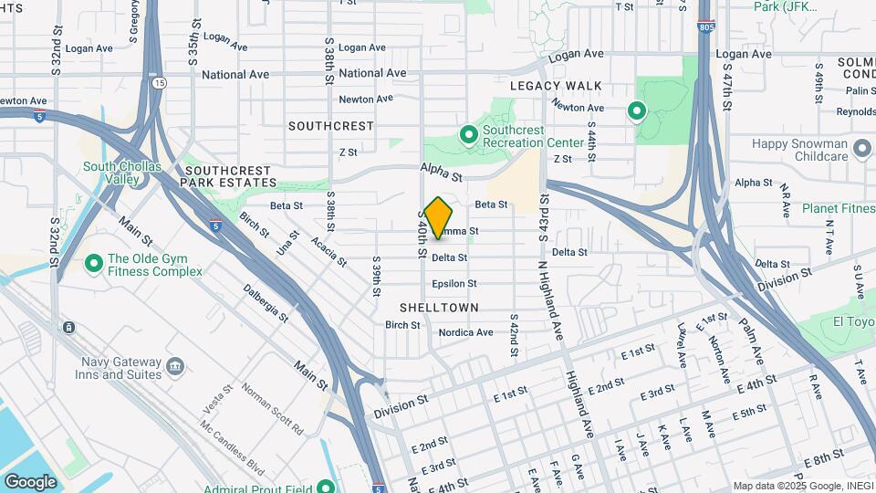4028 Delta St Map and Location Details