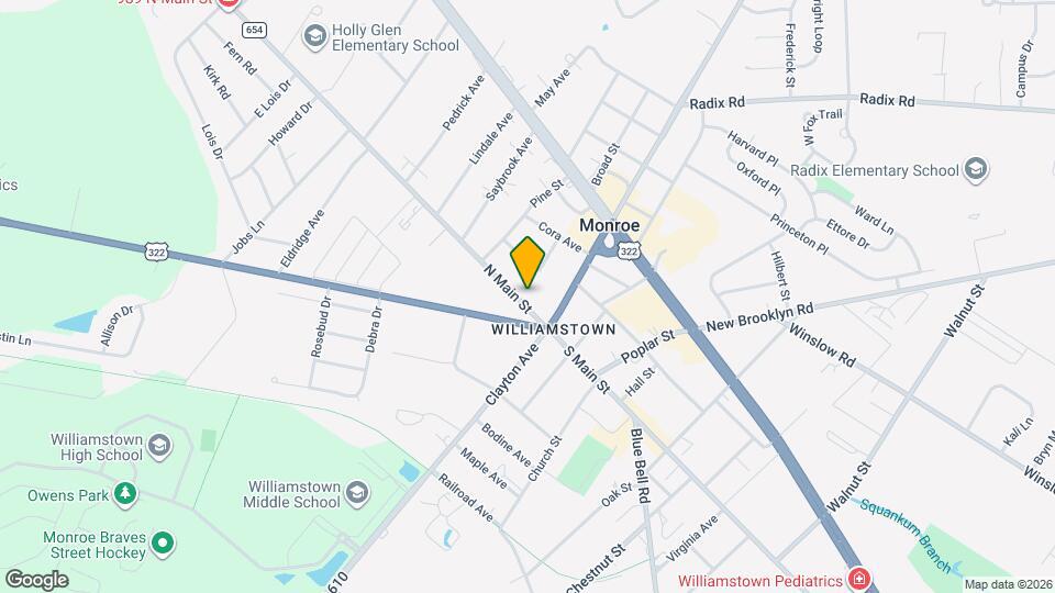 40 N Main St Mapa y Detalles de la Ubicación