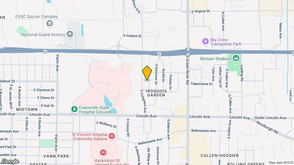 303 S Iroquois Dr Map and Location Details