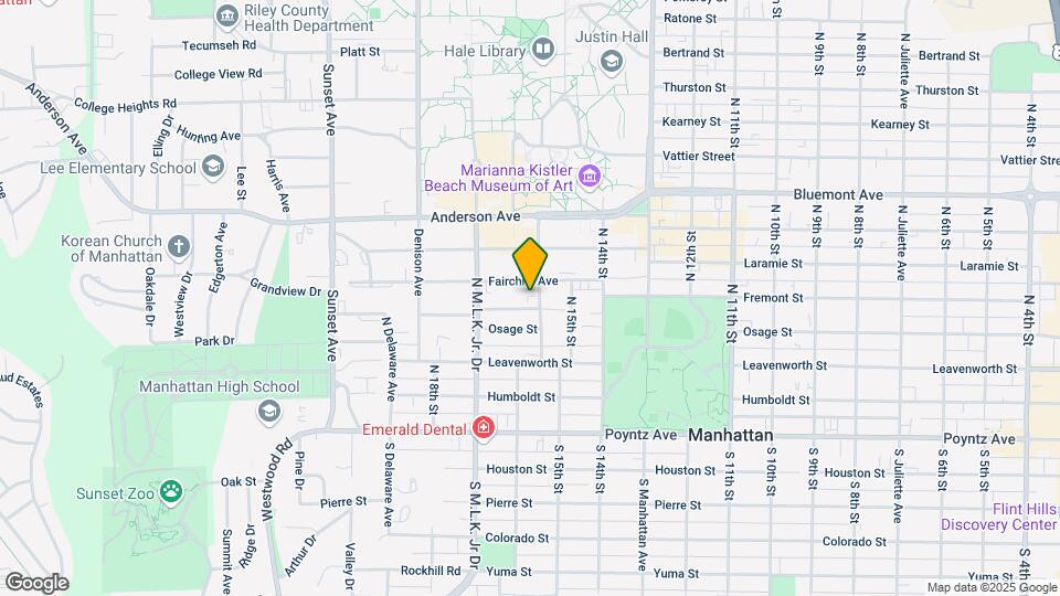 421 N 16th St Map and Location Details
