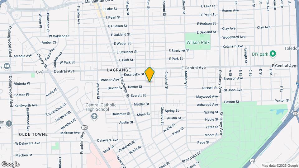 2905 Elm St Map and Location Details