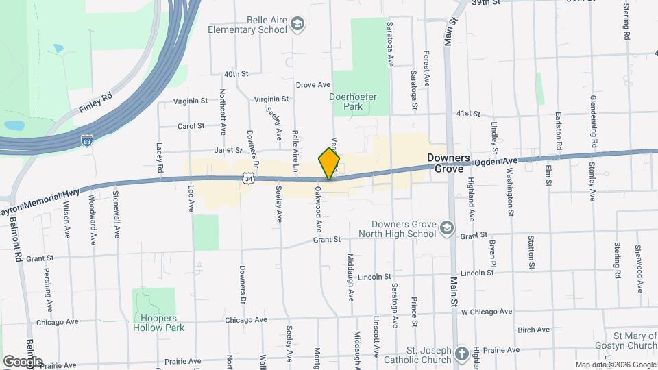 1319 Ogden Ave Map and Location Details